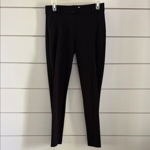 Betabrand Black Trousers Streamlined Stretch Fit